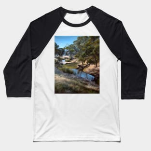 The Creek - Oil Painting by Adelaide Artist Avril Thomas Baseball T-Shirt